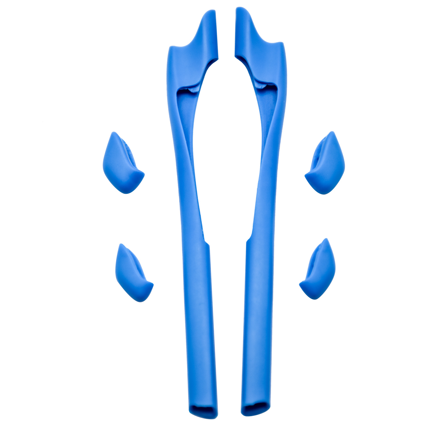 Imytpft Blue Compatible/Replacement For Oakley Half Jacket 2.0 XL Sunglasses  Silicone Leg Set Rubber Kit