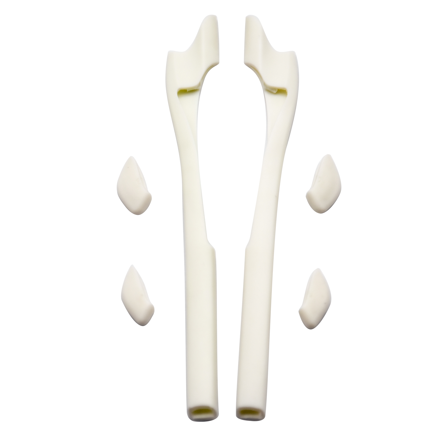 Imytpft White Compatible/Replacement For Oakley Half Jacket 2.0 XL Sunglasses  Silicone Leg Set Rubber Kit