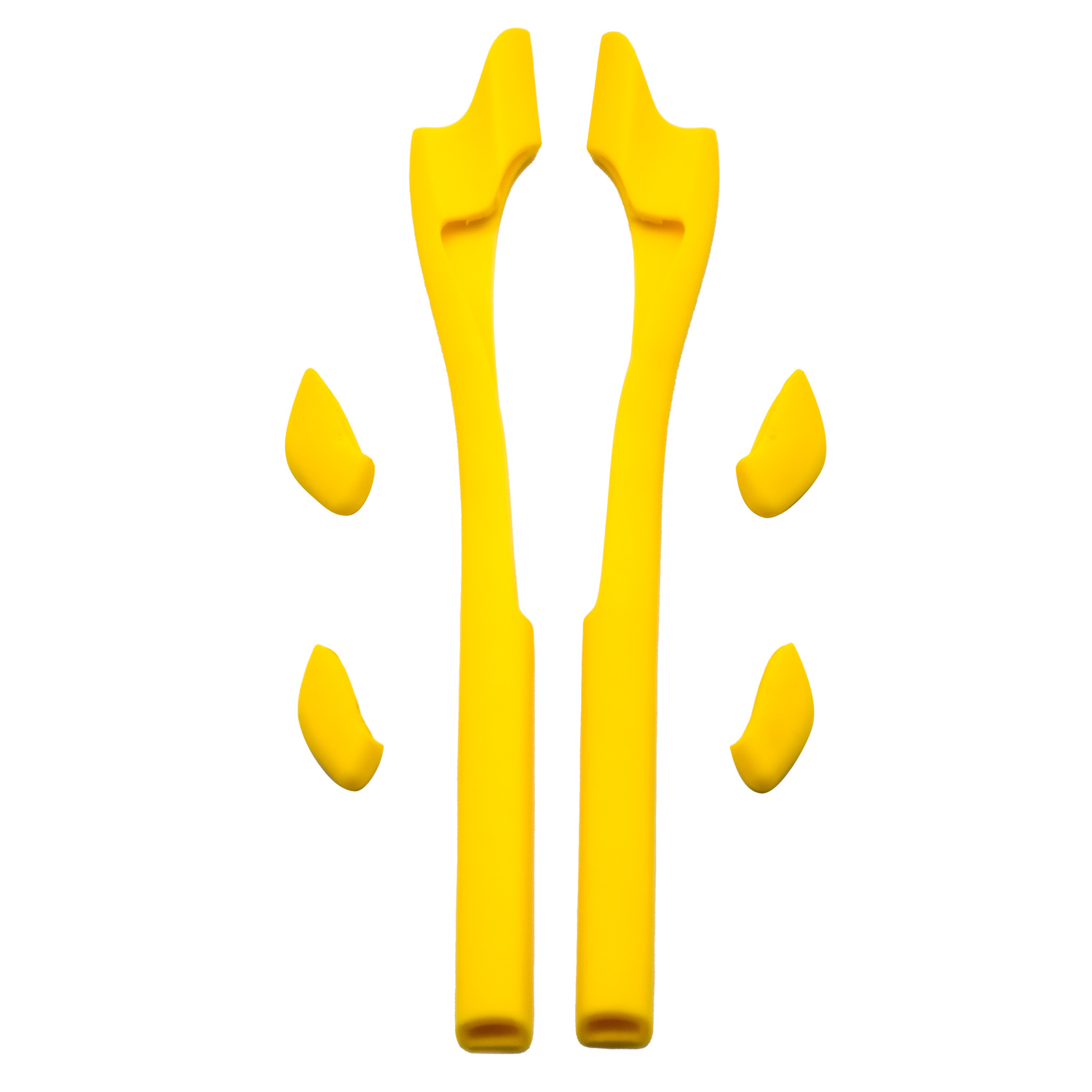 Imytpft Yellow Compatible/Replacement For Oakley Half Jacket 2.0 XL Sunglasses  Silicone Leg Set Rubber Kit