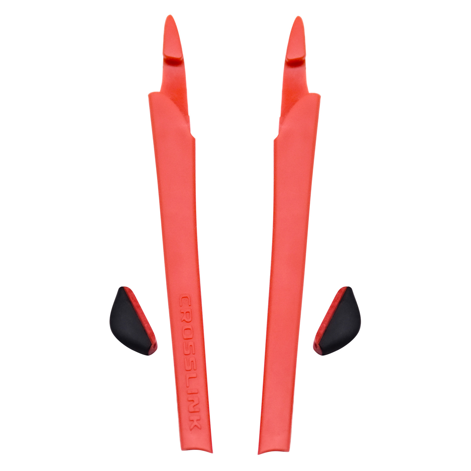 Imytpft Red Compatible/Replacement Silicone Leg Set For Oakley Crosslink Sunglasses Rubber Kit