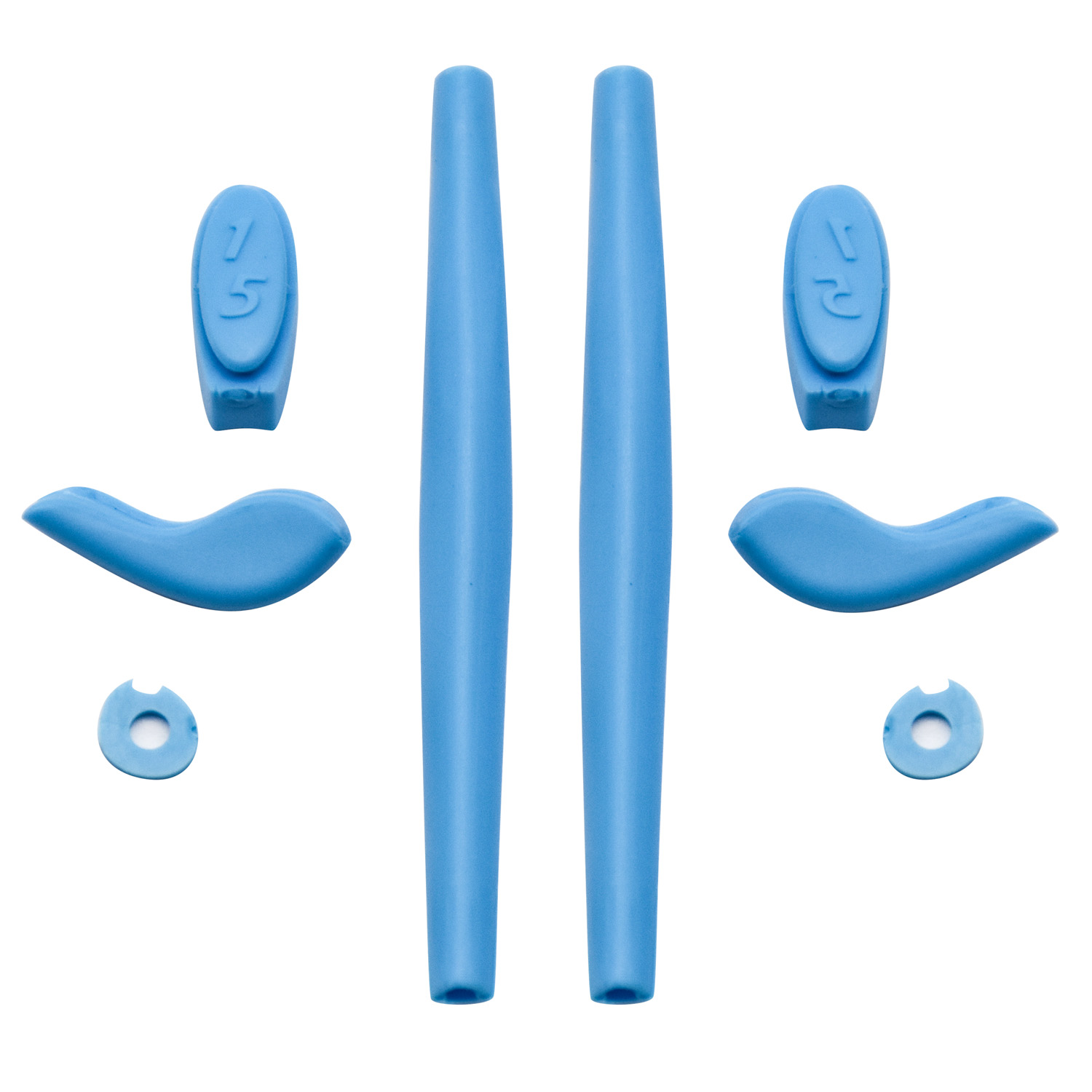 Imytpft Blue Compatible/Replacement Silicone Leg Set For Oakley Juliet Sunglasses Rubber Kit