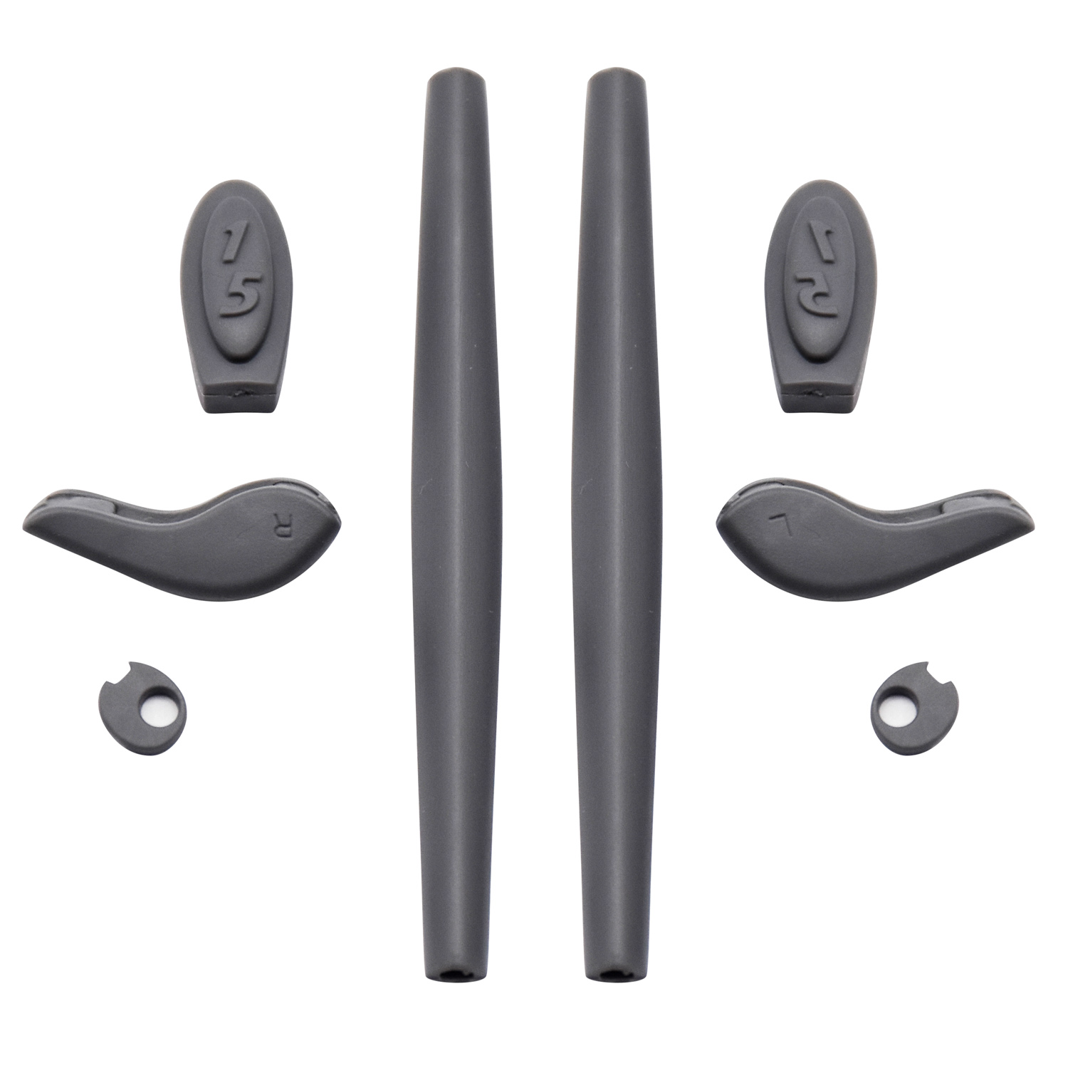 Imytpft Dark Grey Compatible/Replacement Silicone Leg Set For Oakley Juliet Sunglasses Rubber Kit