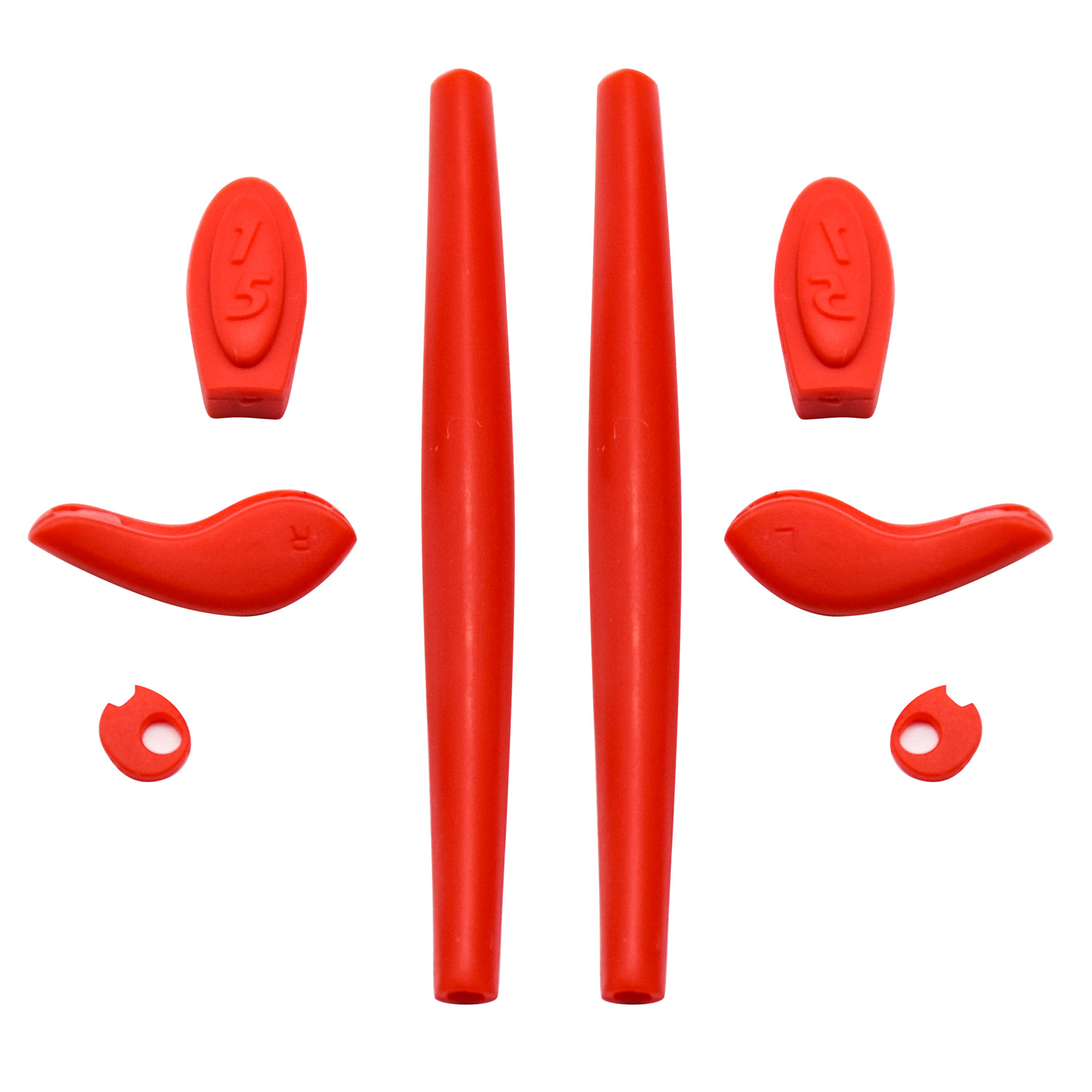 Imytpft Red Compatible/Replacement Silicone Leg Set For Oakley Juliet Sunglasses Rubber Kit