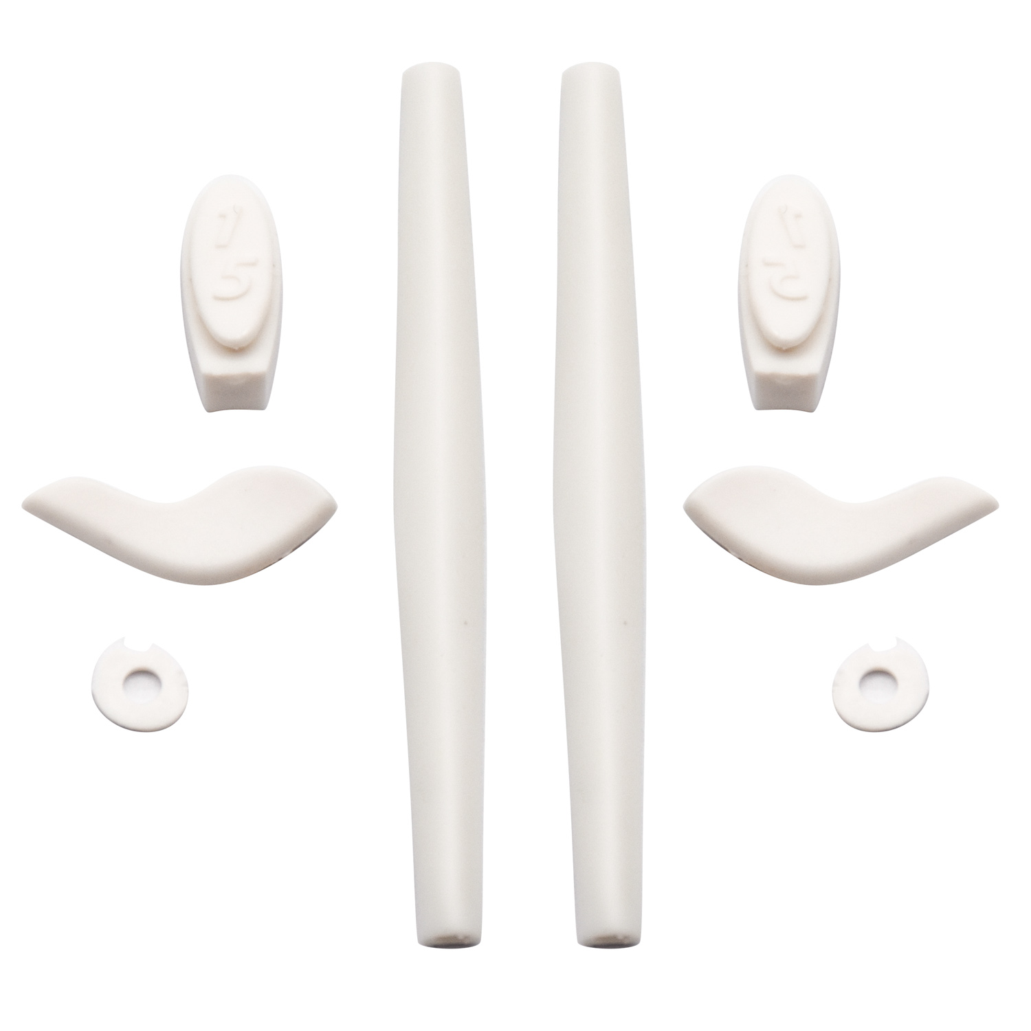 Imytpft White Compatible/Replacement Silicone Leg Set For Oakley Juliet Sunglasses Rubber Kit