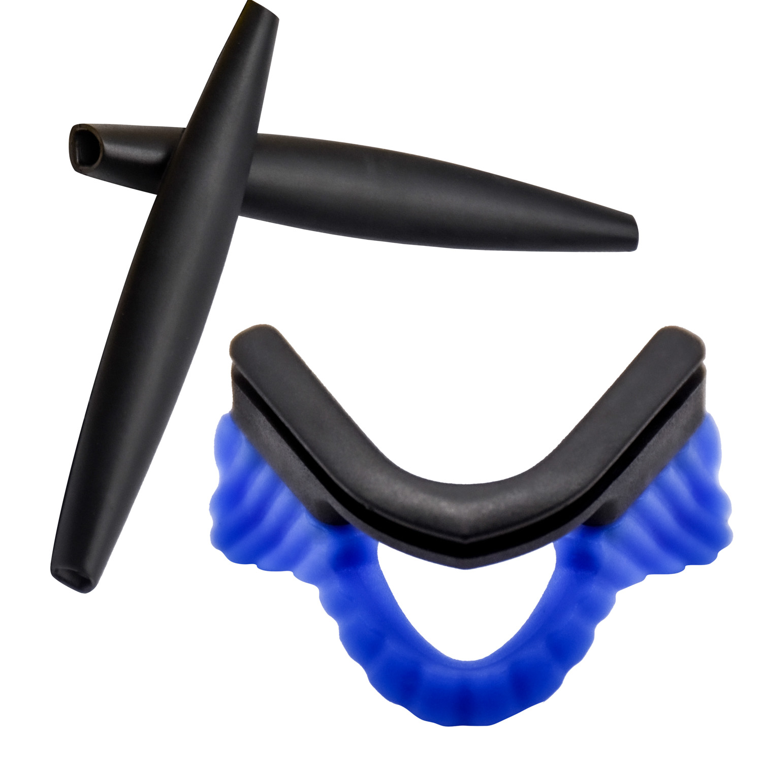 Imytpft Black Compatible/Replacement Silicone Leg and Blue Nose Pads For Oakley M Frame Series Earsocks Rubber Kit