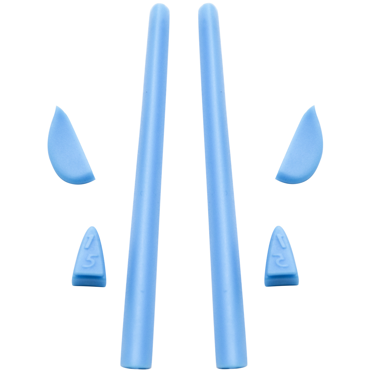 Imytpft Blue Compatible/Replacement Silicone Leg Set For Oakley Romeo 2.0 Sunglasses Rubber Kit