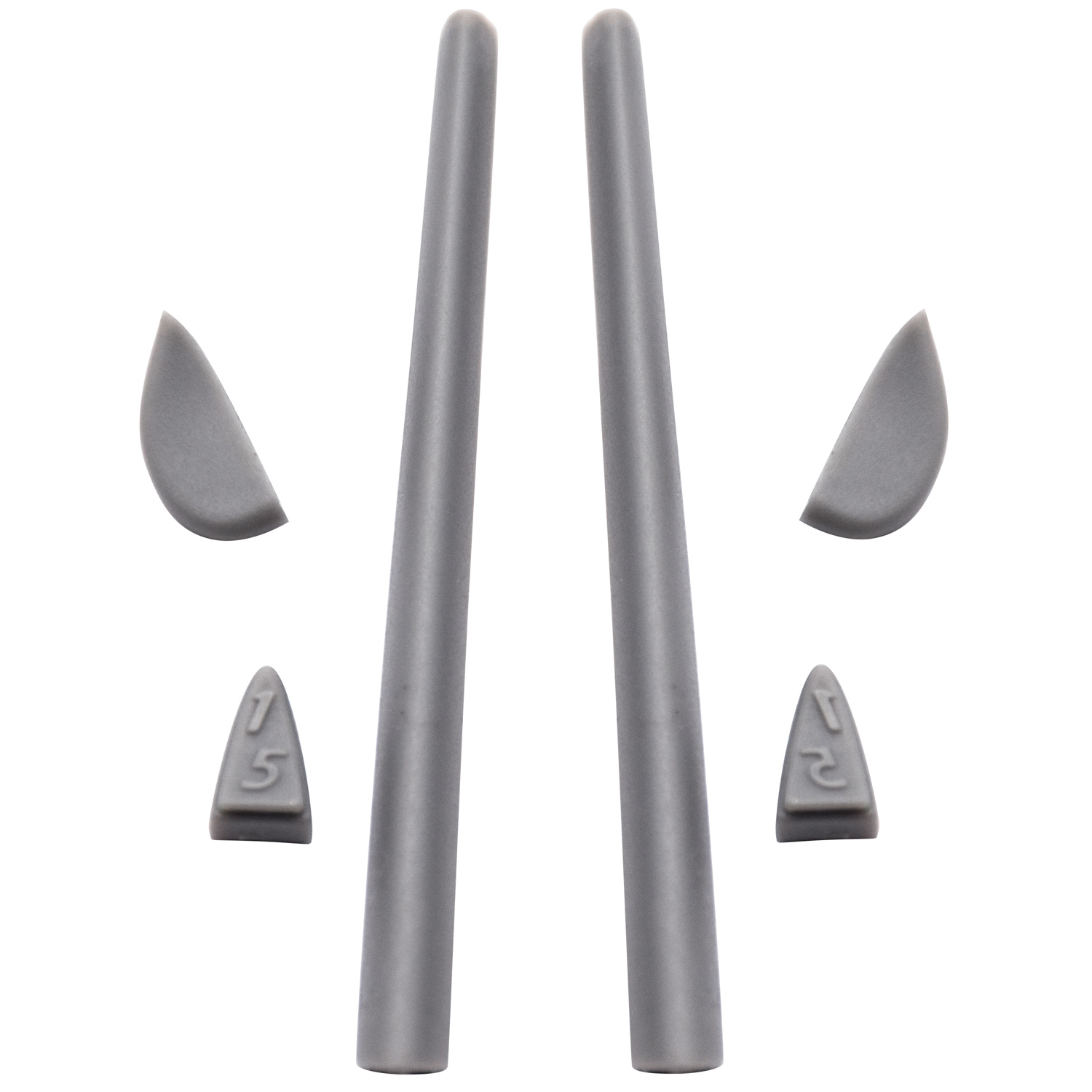 Imytpft Grey Compatible/Replacement Silicone Leg Set For Oakley Romeo 2.0 Sunglasses Rubber Kit