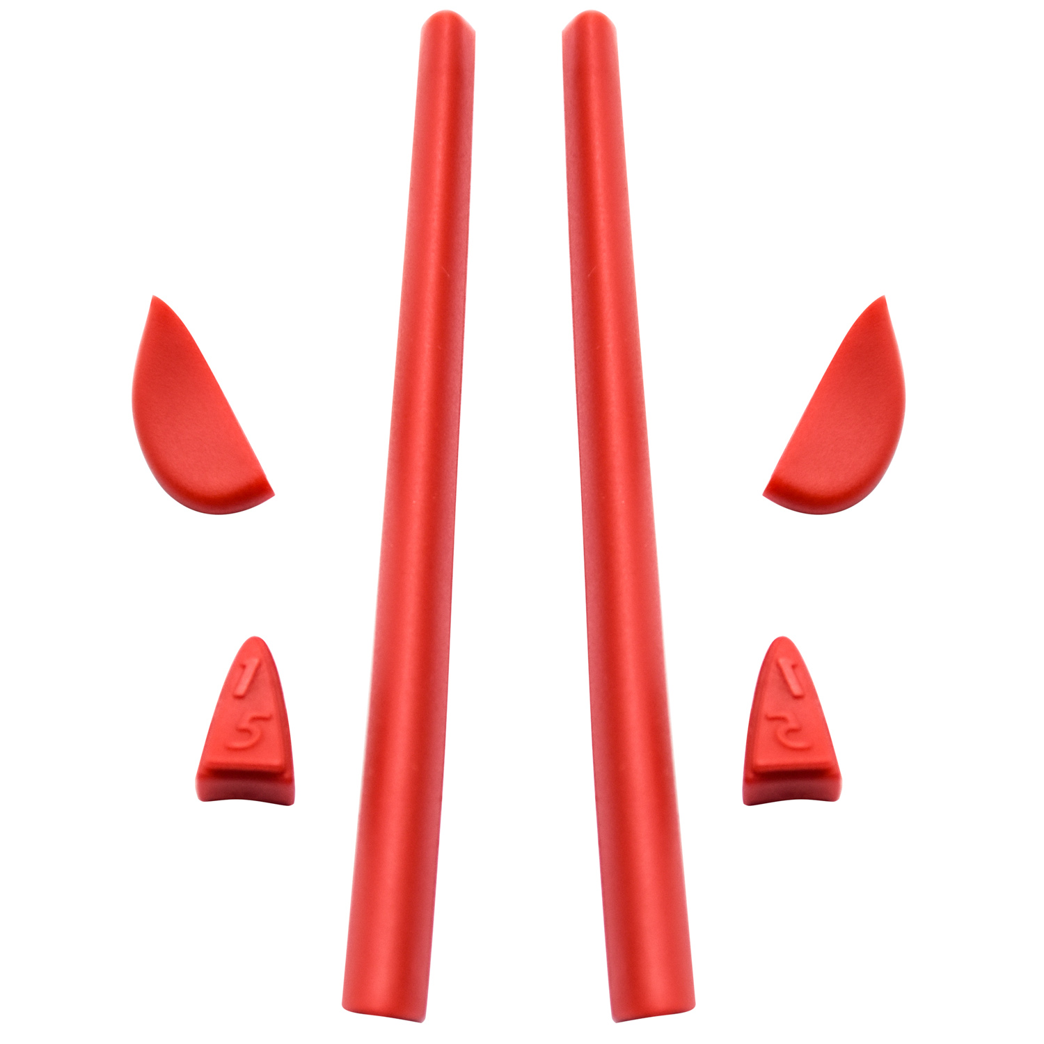 Imytpft Red Compatible/Replacement Silicone Leg Set For Oakley Romeo 2.0 Sunglasses Rubber Kit