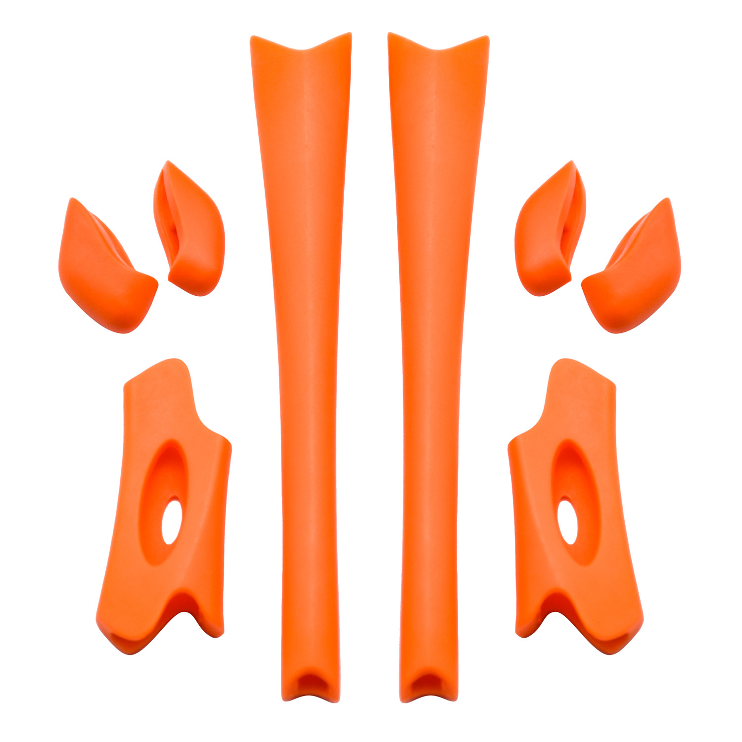 Imytpft Orange Compatible/Replacement For Rubber Kit Oakley Flak Jacket /Flak Jacket XLJ  Earsocks  