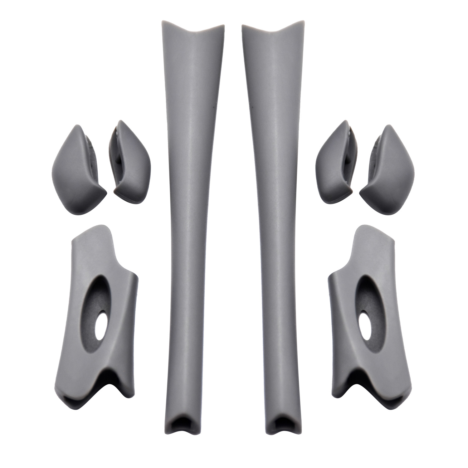 Imytpft Grey Compatible/Replacement For Rubber Kit Oakley Flak Jacket /Flak Jacket XLJ  Earsocks  