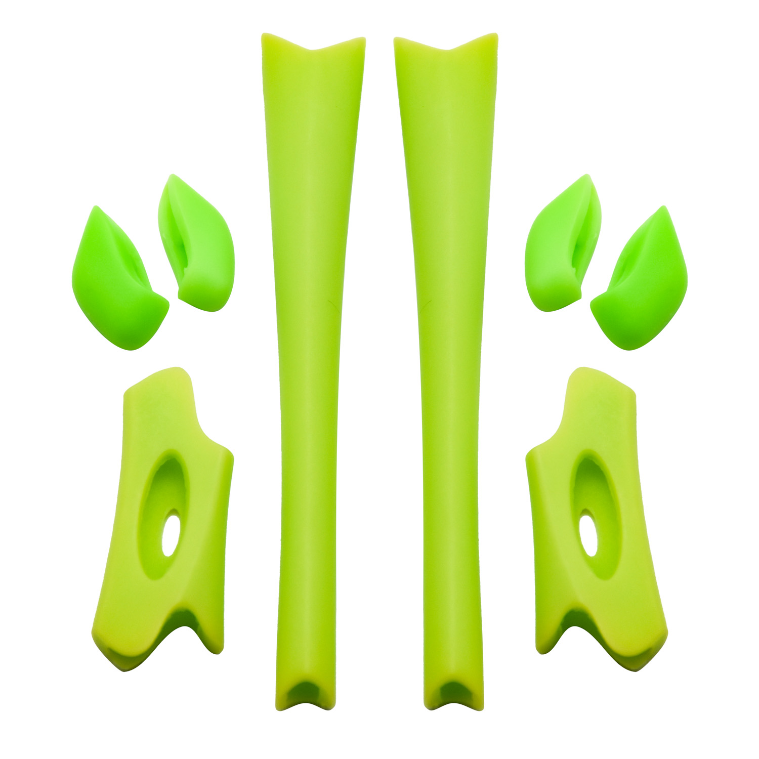 Imytpft Light Green Compatible/Replacement For Rubber Kit Oakley Flak Jacket /Flak Jacket XLJ  Earsocks  