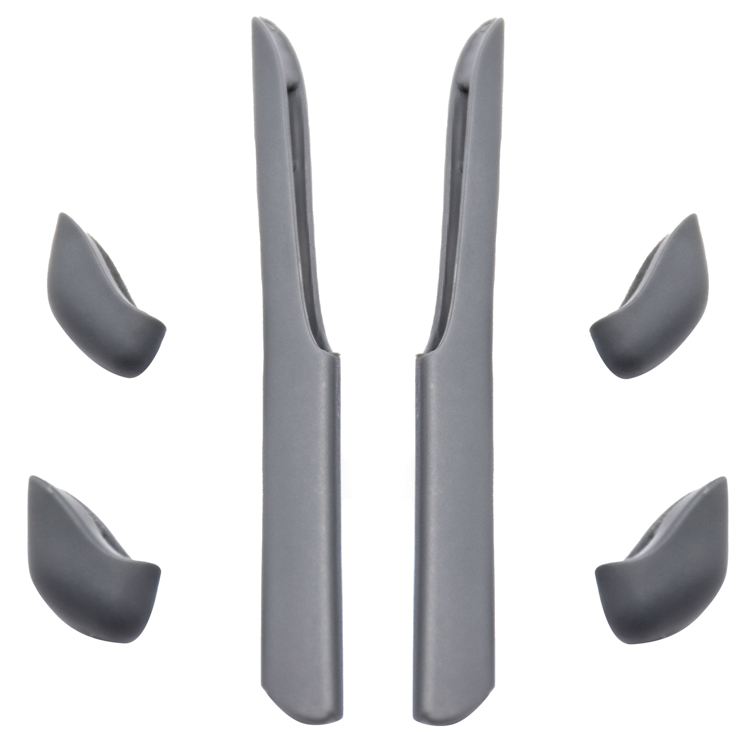 Imytpft Grey Compatible/Replacement Silicone Leg Set For Oakley Fast Jacket XL Sunglasses Earsocks Rubber Kit