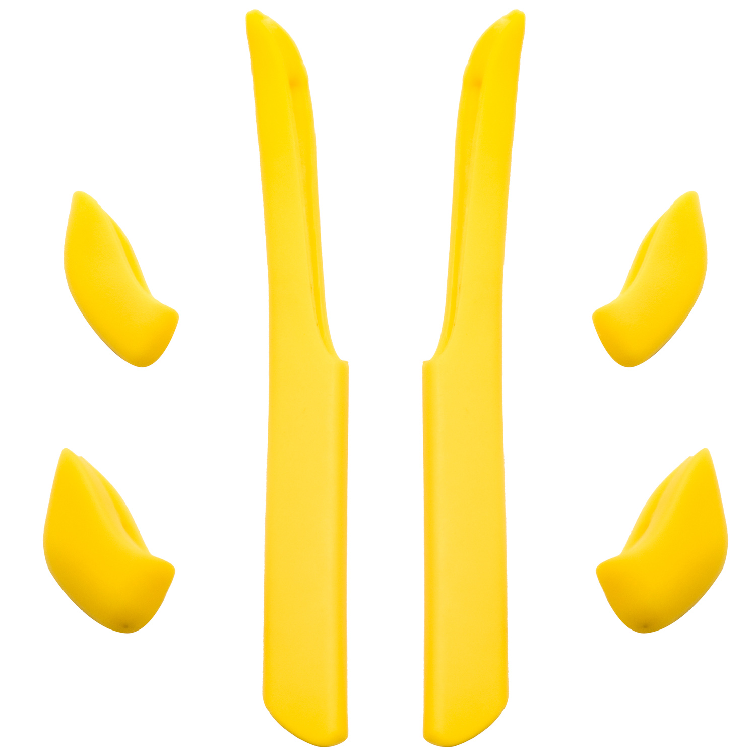 Imytpft Yellow Compatible/Replacement Silicone Leg Set For Oakley Fast Jacket XL Sunglasses Earsocks Rubber Kit