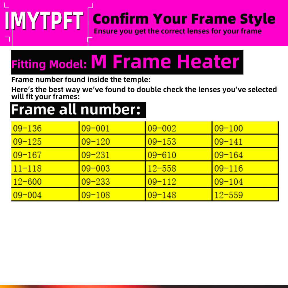 Imytpft Compatible/Replacement For Lenses Oakley M Frame Heater  Titanium Mirror Polarized