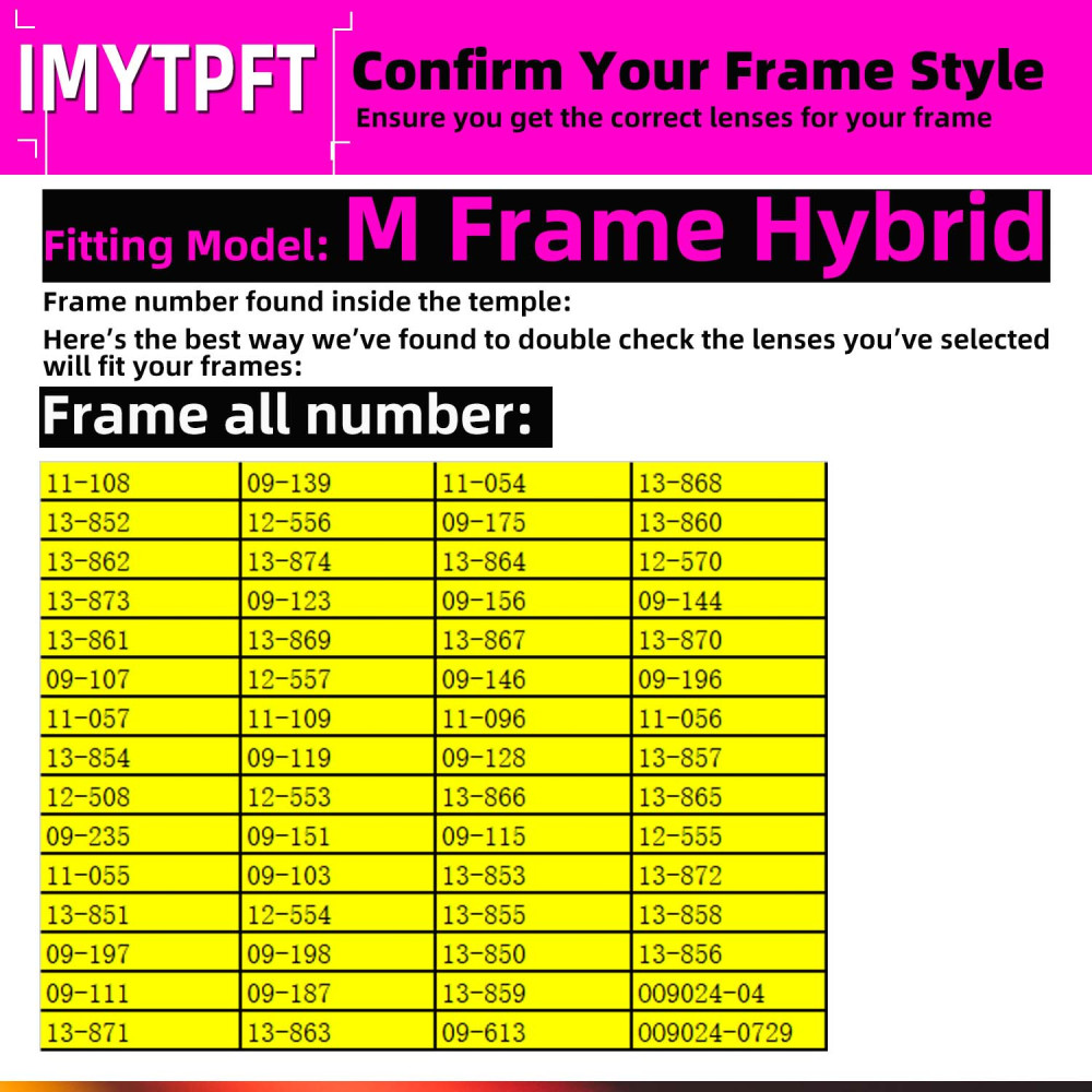 Imytpft Compatible/Replacement for Lenses Oakley M Frame Hybrid  Bronze Polarized