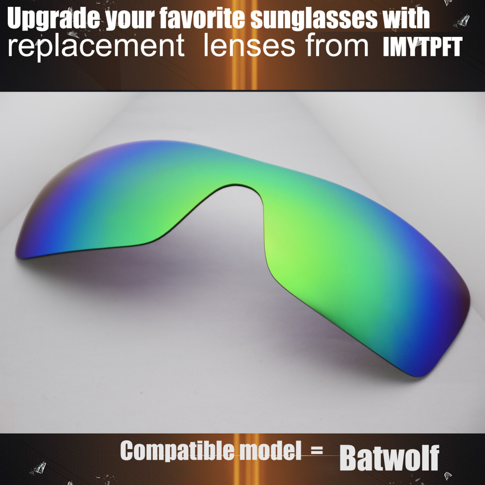 Imytpft Compatible/Replacement for Lenses Oakley Batwolf  Green Polarized