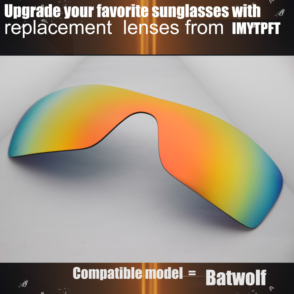 Imytpft Compatible/Replacement for Lenses Oakley Batwolf  Red Polarized