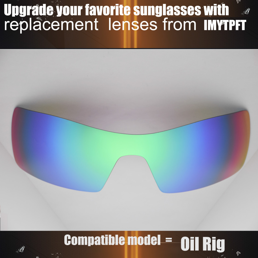 Imytpft Compatible/Replacement for Lenses Oakley Oil Rig  Green Polarized