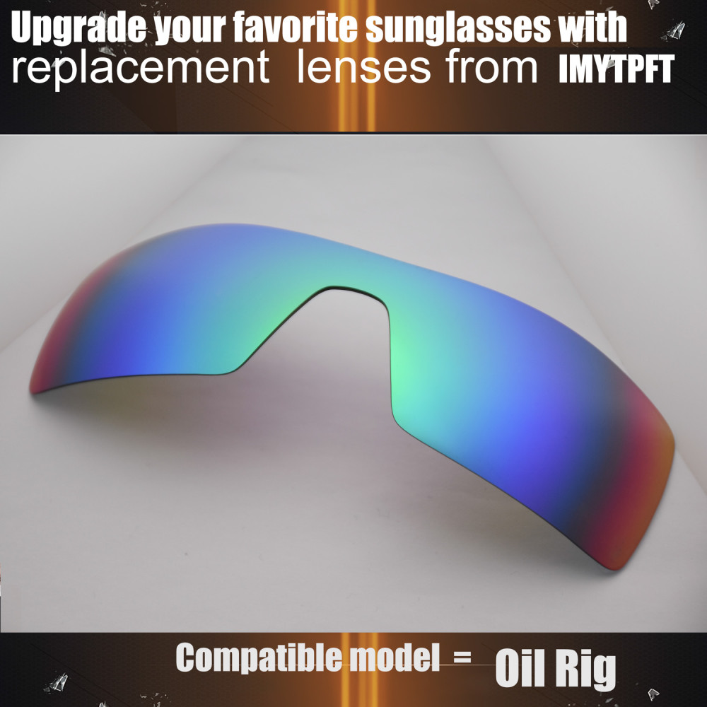 Imytpft Compatible/Replacement for Lenses Oakley Oil Rig  Green Polarized