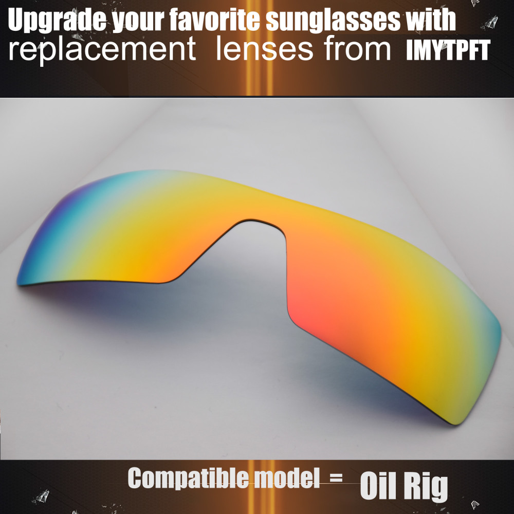 Imytpft Compatible/Replacement for Lenses Oakley Oil Rig  Red Polarized