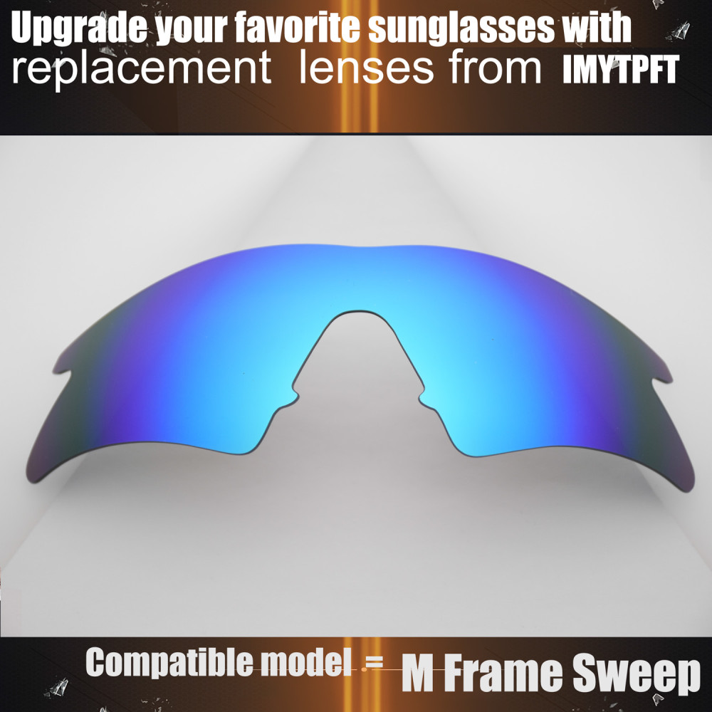 Imytpft Compatible/Replacement for Lenses Oakley M Frame Sweep  Blue Polarized
