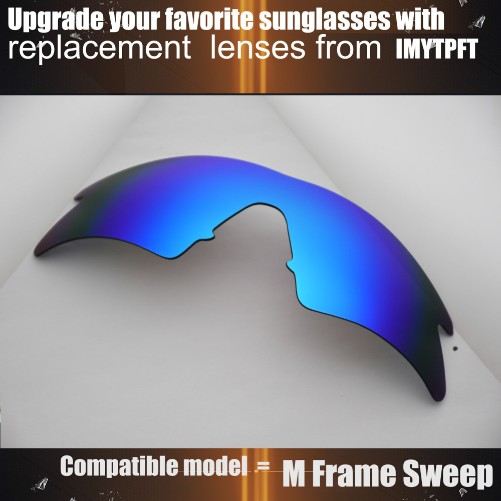 Imytpft Compatible/Replacement for Lenses Oakley M Frame Sweep  Blue Polarized