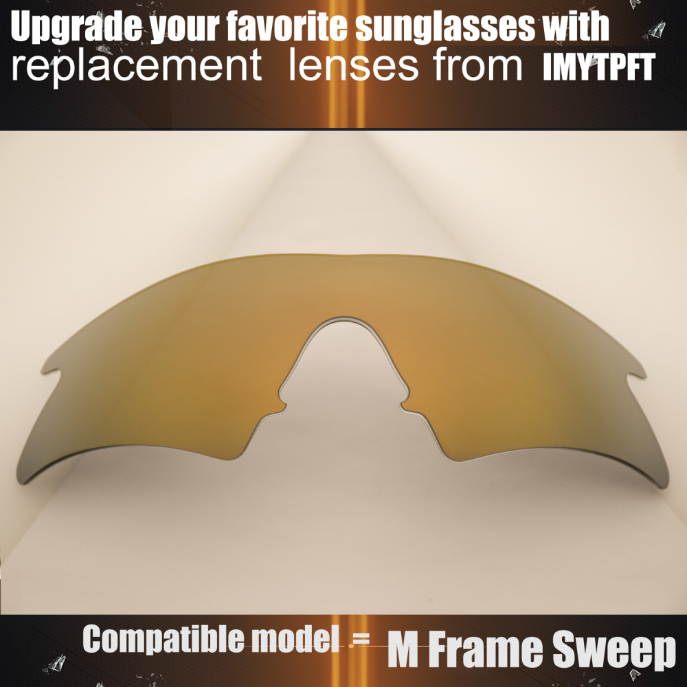 Imytpft Compatible/Replacement for Lenses Oakley M Frame Sweep  Bronze Polarized