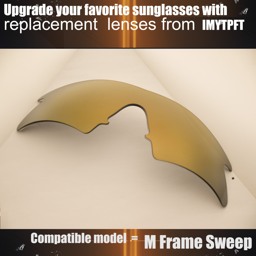 Imytpft Compatible/Replacement for Lenses Oakley M Frame Sweep  Bronze Polarized