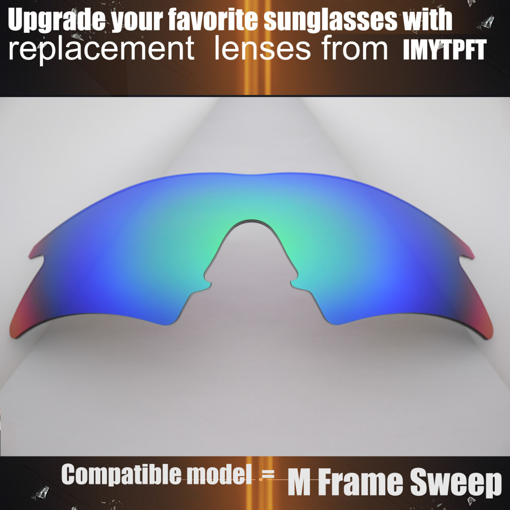 Imytpft Compatible/Replacement for Lenses Oakley M Frame Sweep  Green Polarized
