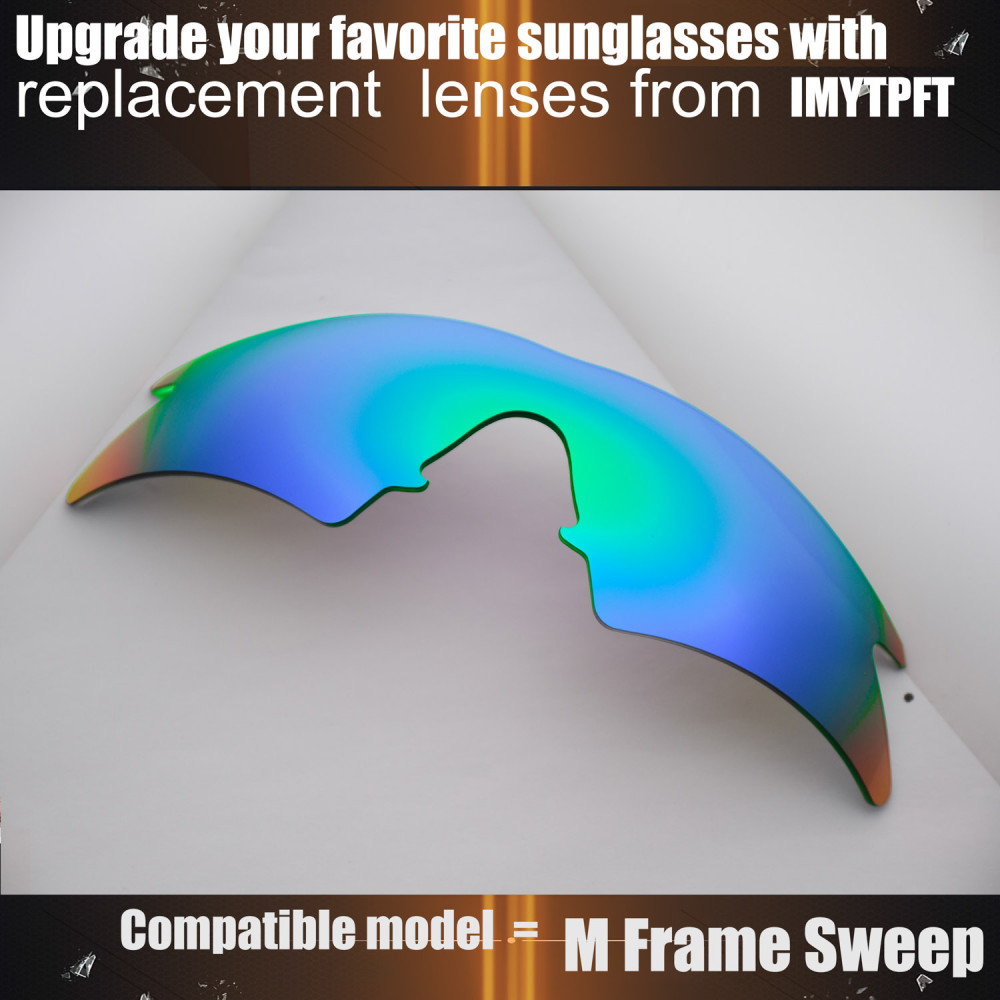 Imytpft Compatible/Replacement for Lenses Oakley M Frame Sweep  Green Polarized