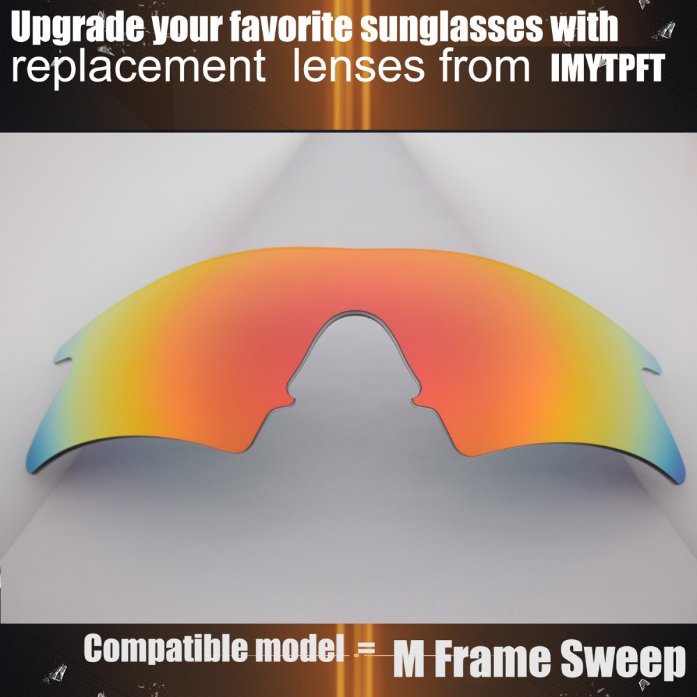 Imytpft Compatible/Replacement for Lenses Oakley M Frame Sweep  Red Polarized