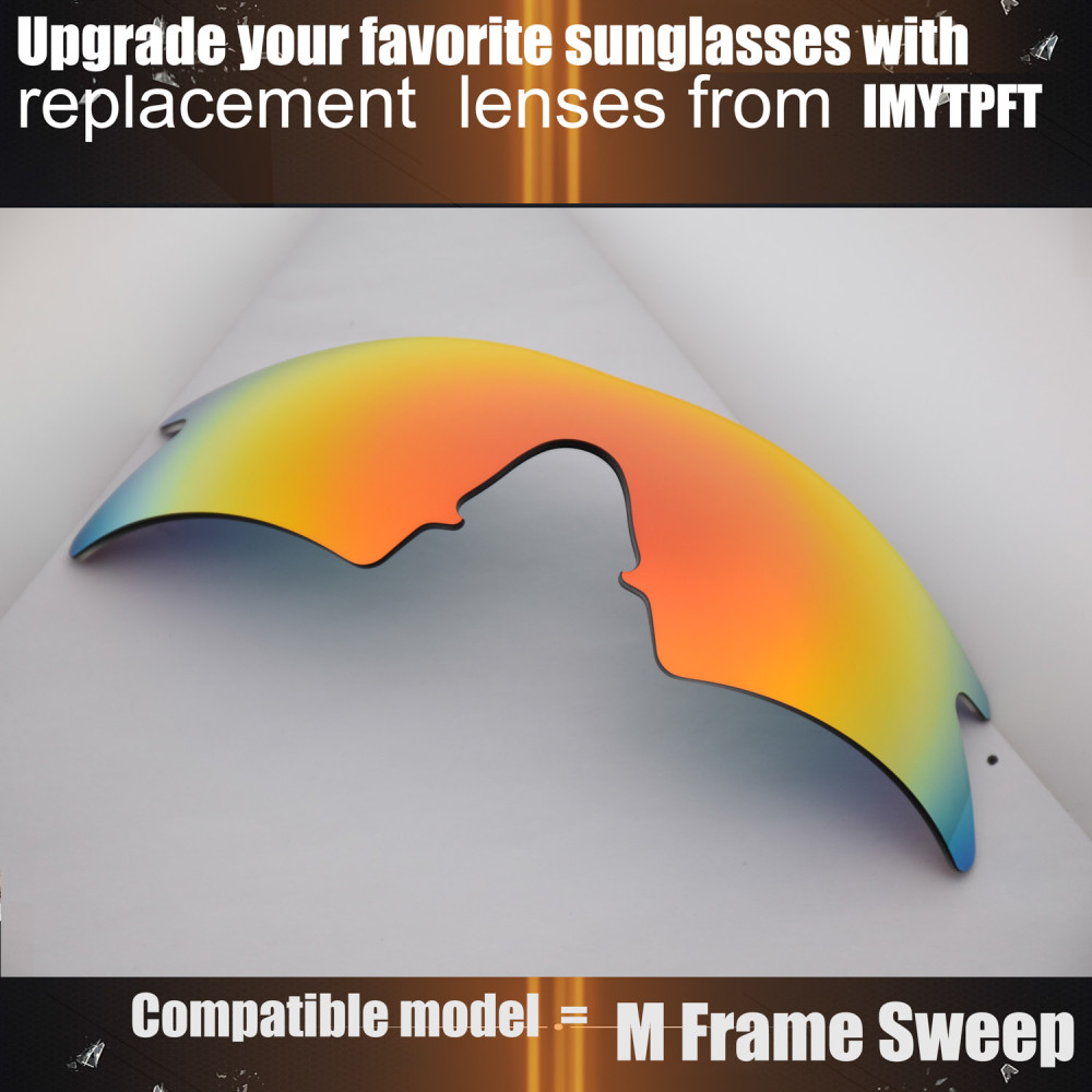 Imytpft Compatible/Replacement for Lenses Oakley M Frame Sweep  Red Polarized