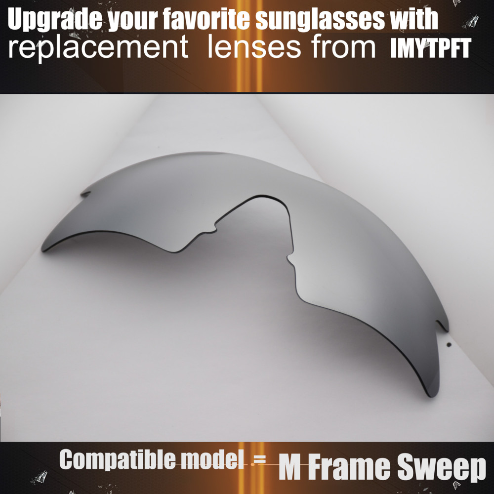 Imytpft Compatible/Replacement for Lenses Oakley M Frame Sweep  Titanium Mirror Polarized