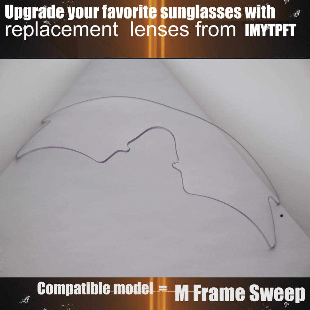 Imytpft Compatible/Replacement for Lenses Oakley M Frame Sweep  Transparent Polarized