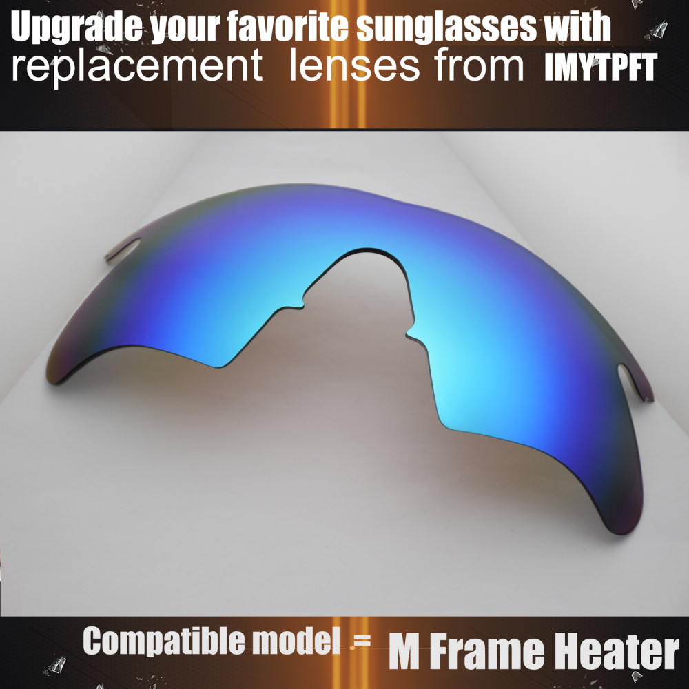Imytpft Compatible/Replacement For Lenses Oakley M Frame Heater  Blue Polarized