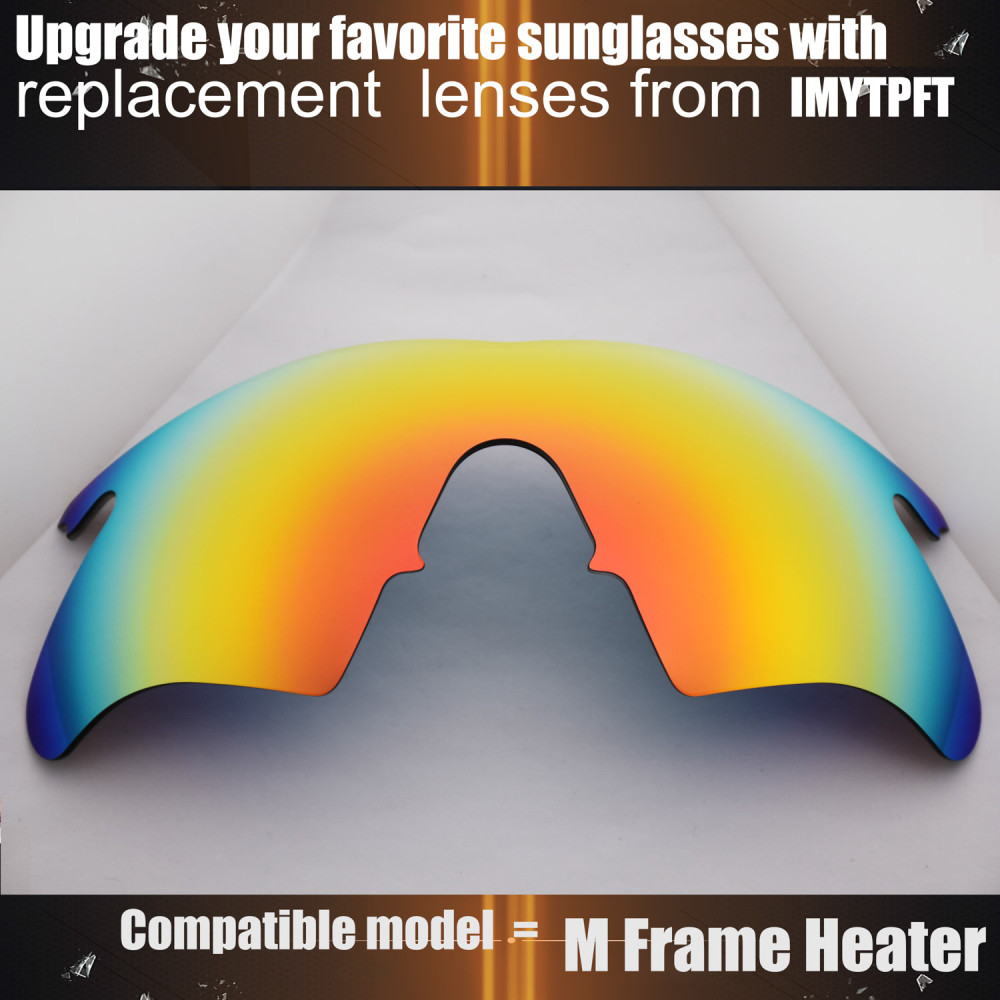 Imytpft Compatible/Replacement For Lenses Oakley M Frame Heater  Red Polarized