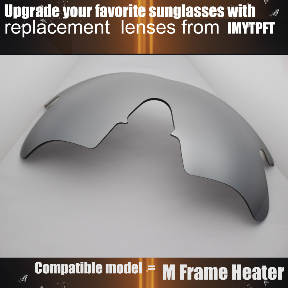 Imytpft Compatible/Replacement For Lenses Oakley M Frame Heater  Titanium Mirror Polarized