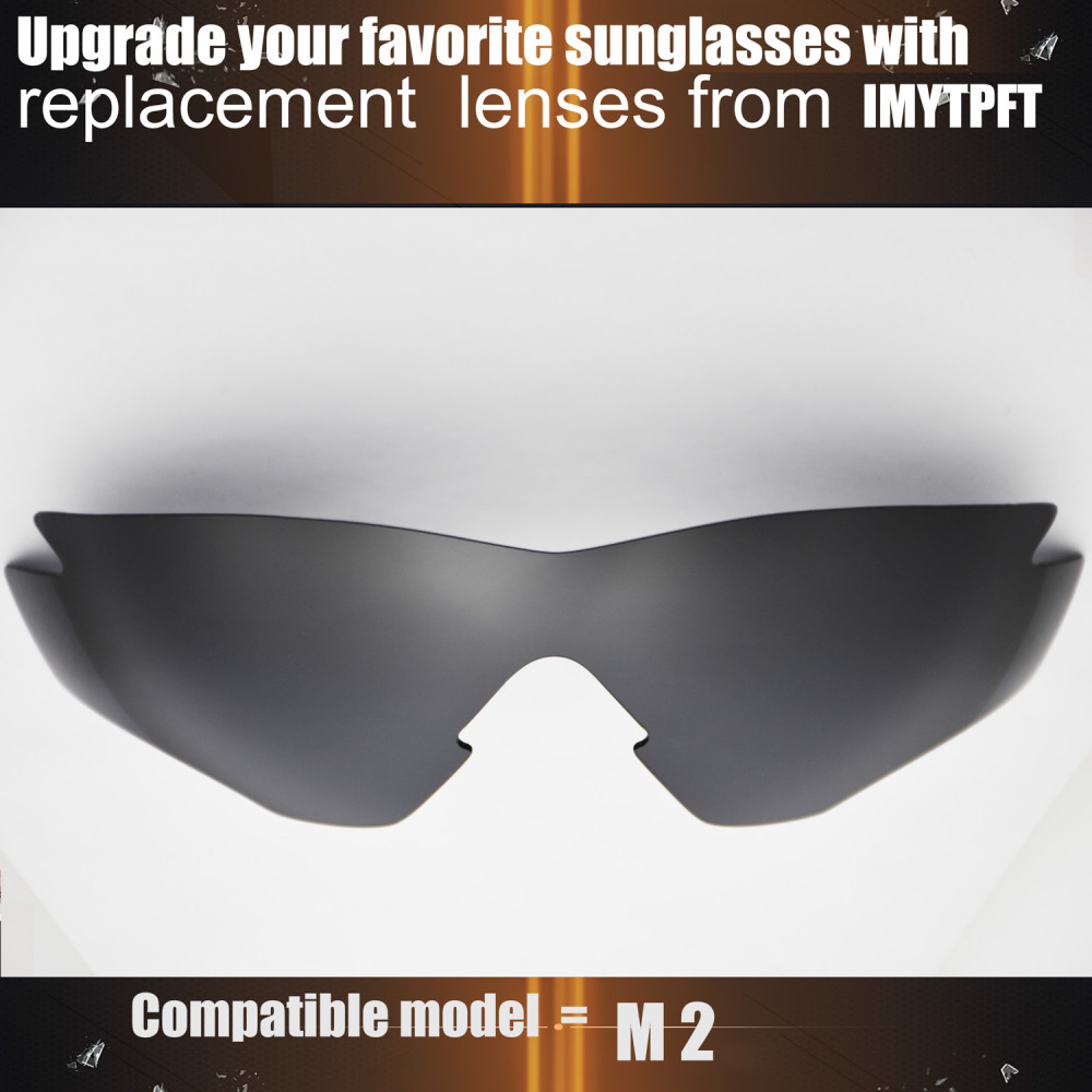 Imytpft Compatible/Replacement For Lenses Oakley M2  Black Polarized
