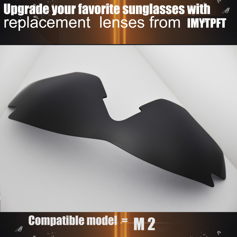 Imytpft Compatible/Replacement For Lenses Oakley M2  Black Polarized