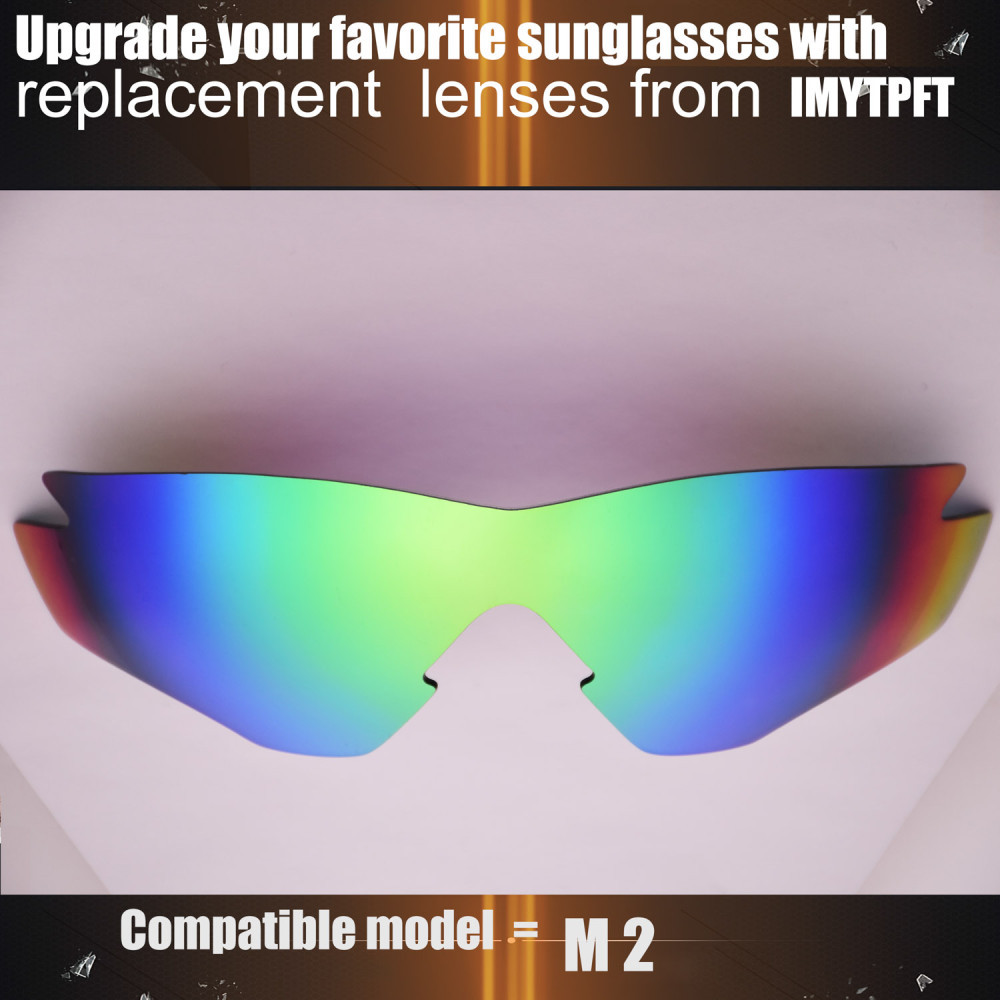 Imytpft Compatible/Replacement For Lenses Oakley M2  Green Polarized