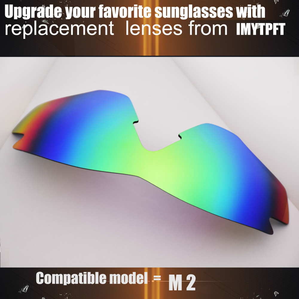 Imytpft Compatible/Replacement For Lenses Oakley M2  Green Polarized