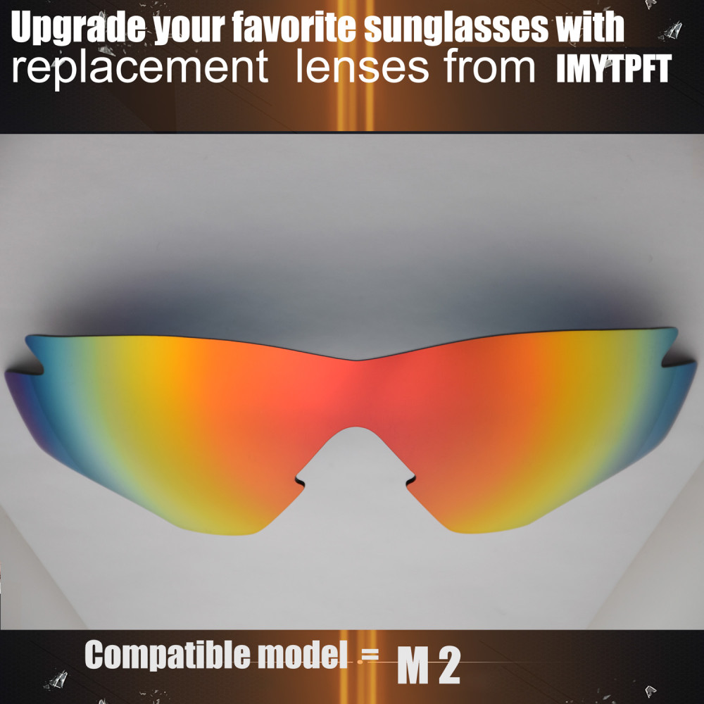 Imytpft Compatible/Replacement For Lenses Oakley M2  Red Polarized