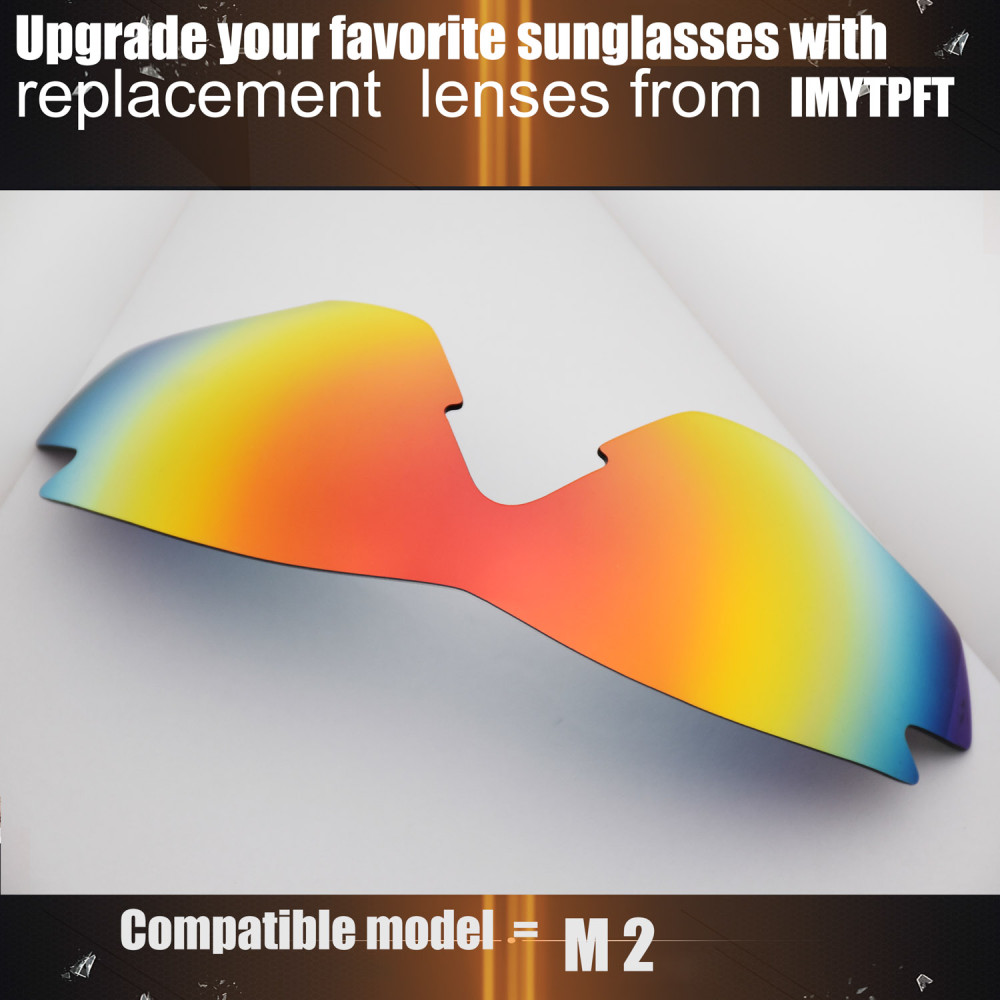 Imytpft Compatible/Replacement For Lenses Oakley M2  Red Polarized