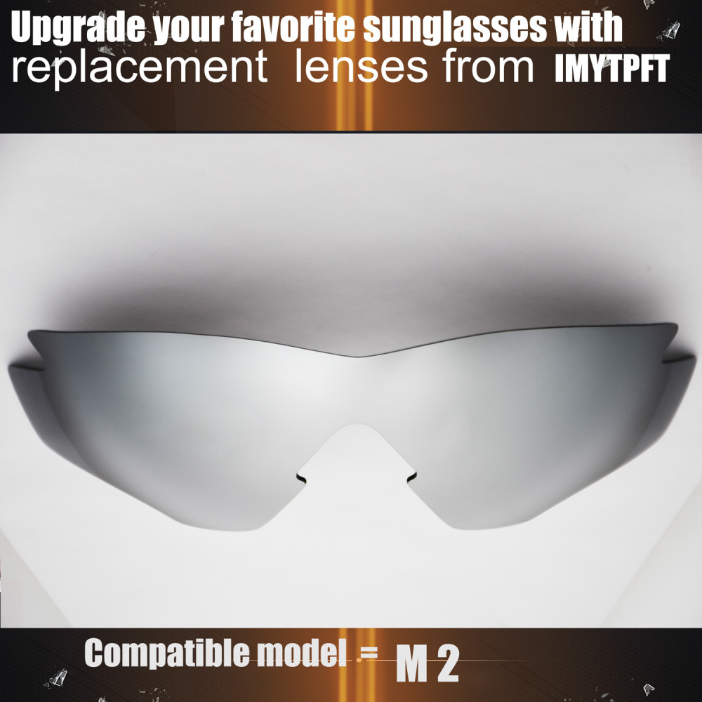 Imytpft Compatible/Replacement For Lenses Oakley M2  Titanium Mirror Polarized