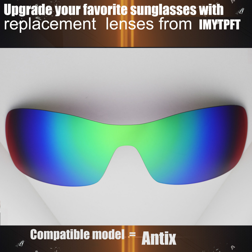 Imytpft Compatible/Replacement For Lenses Oakley Antix  Green Polarized