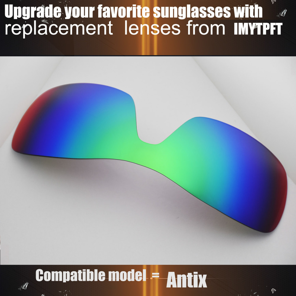 Imytpft Compatible/Replacement For Lenses Oakley Antix  Green Polarized