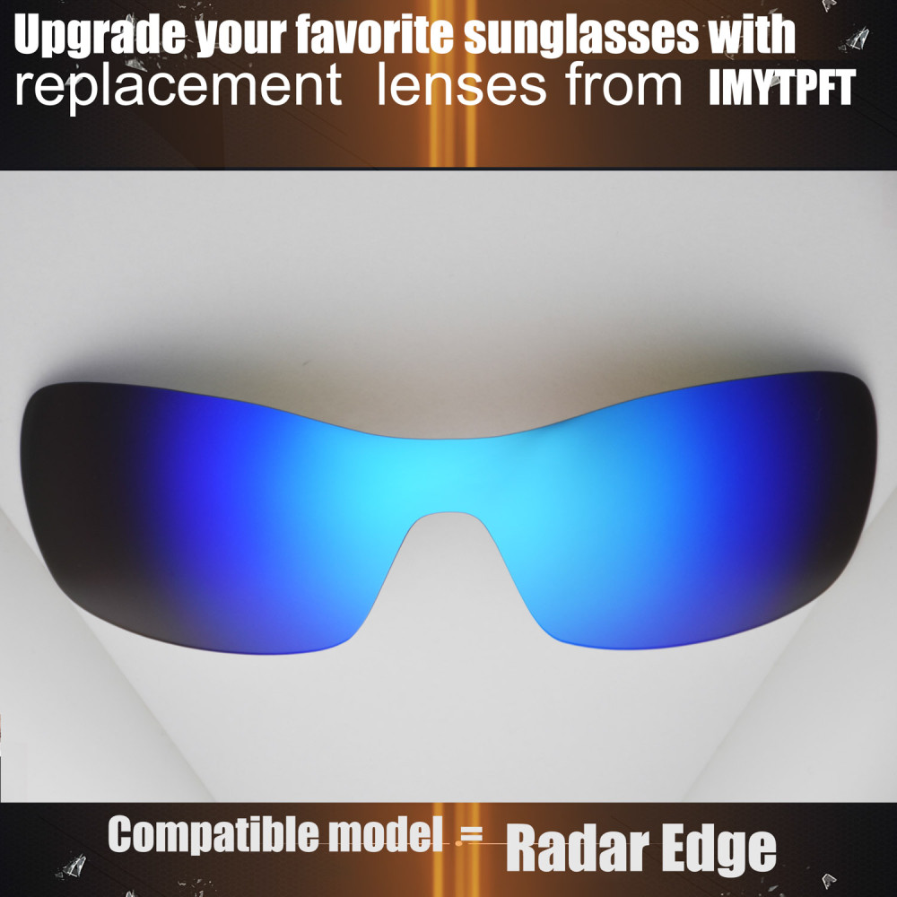 Imytpft Compatible/Replacement For Lenses Oakley Radar Edge  Blue Polarized