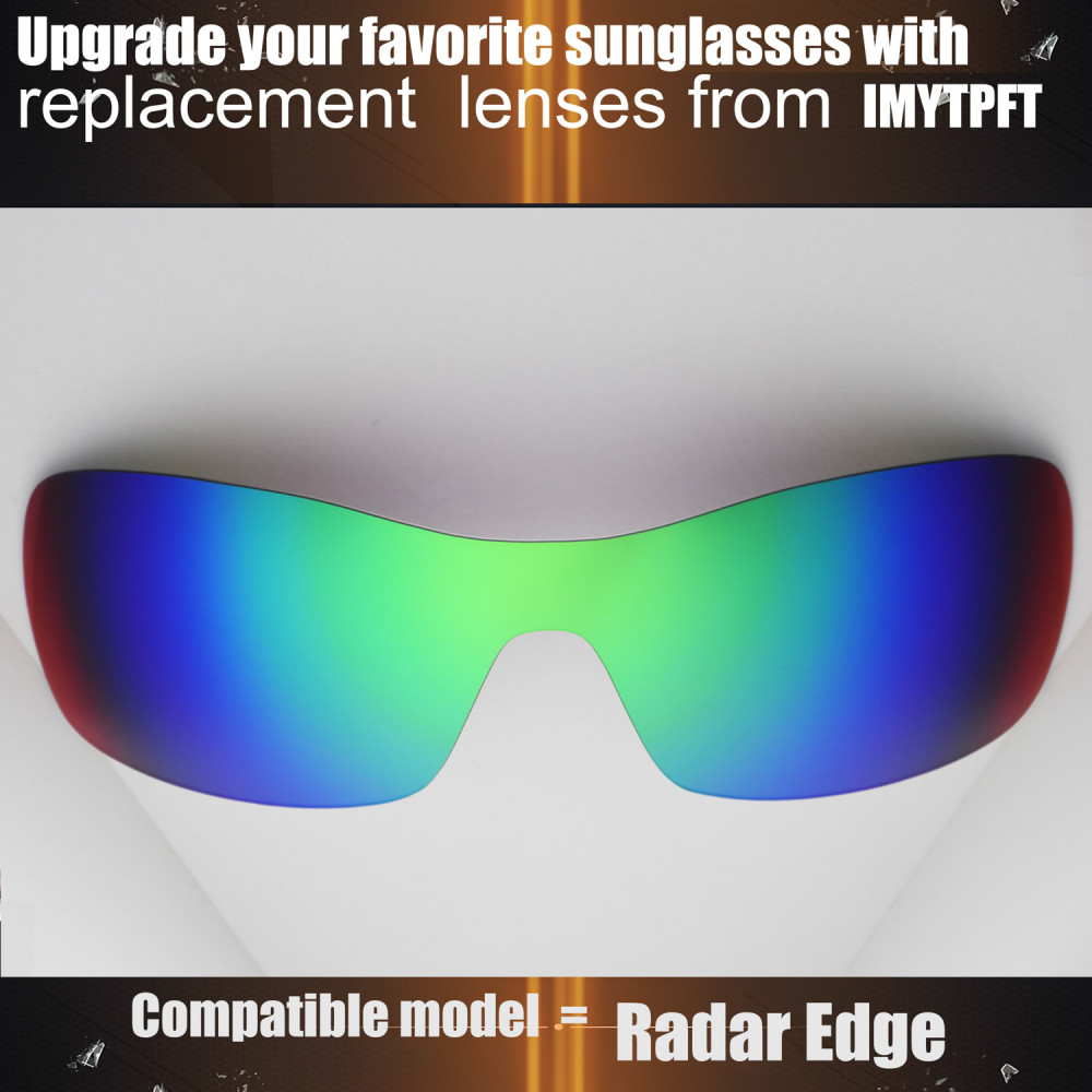 Imytpft Compatible/Replacement For Lenses Oakley Radar Edge  Green Polarized