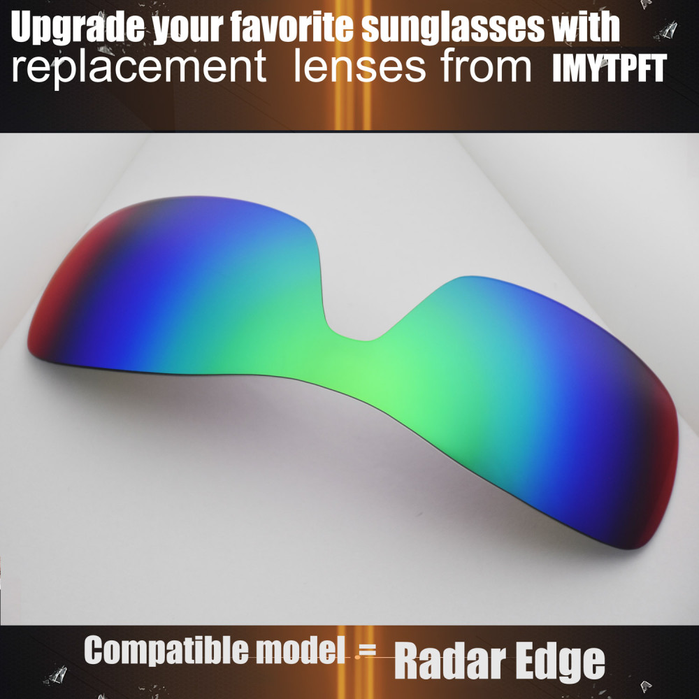 Imytpft Compatible/Replacement For Lenses Oakley Radar Edge  Green Polarized