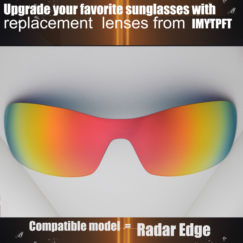 Imytpft Compatible/Replacement For Lenses Oakley Radar Edge  Red Polarized